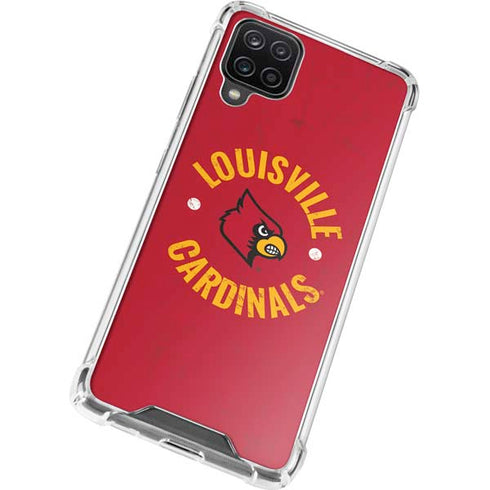 University of Louisville Cardinals Faded Galaxy A12 Clear Case