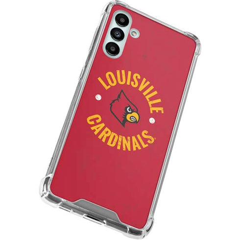 University of Louisville Cardinals Faded Galaxy A13 5G Clear Case