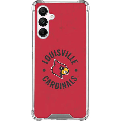 University of Louisville Cardinals Faded Galaxy A16 5G Clear Case