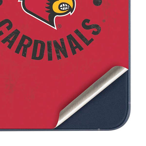 University of Louisville Cardinals Faded Galaxy A35 5G Skin