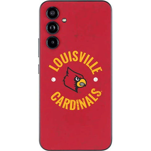 University of Louisville Cardinals Faded Galaxy A54 5G Skin