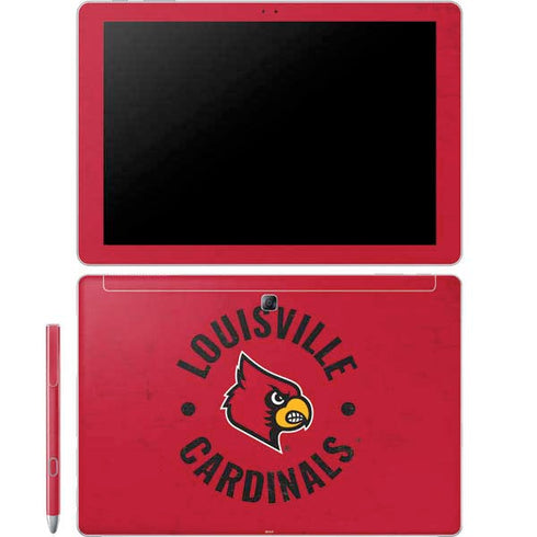 University of Louisville Cardinals Faded Galaxy Book 12in Skin