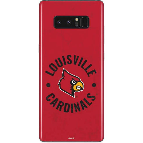 University of Louisville Cardinals Faded Galaxy Note 8 Skin