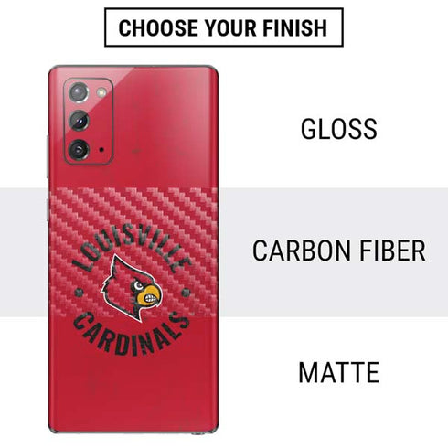 University of Louisville Cardinals Faded Galaxy Note20 5G Skin
