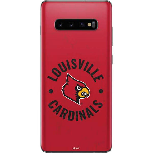 University of Louisville Cardinals Faded Galaxy S10 Plus Skin