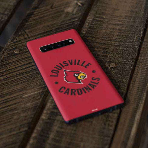 University of Louisville Cardinals Faded Galaxy S10 Plus Skin