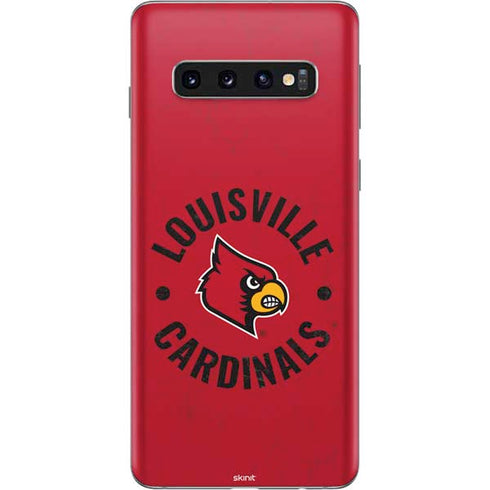 University of Louisville Cardinals Faded Galaxy S10 Skin