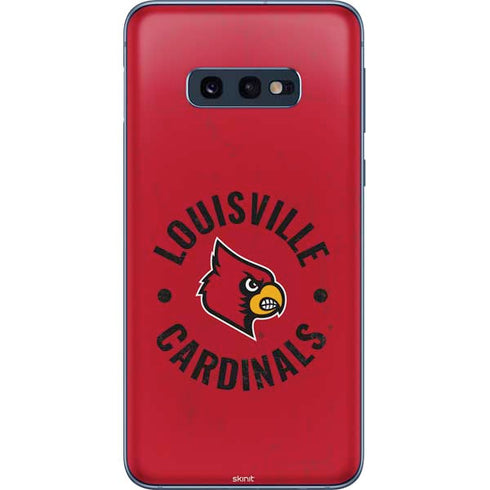University of Louisville Cardinals Faded Galaxy S10e Skin