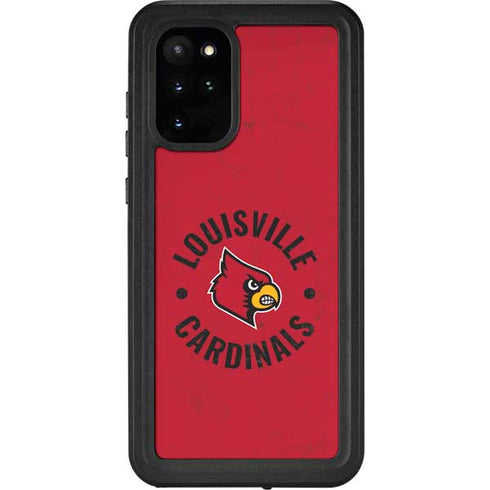 University of Louisville Cardinals Faded Galaxy S20 Plus Waterproof Case