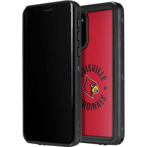 University of Louisville Cardinals Faded Galaxy S20 Plus Waterproof Case
