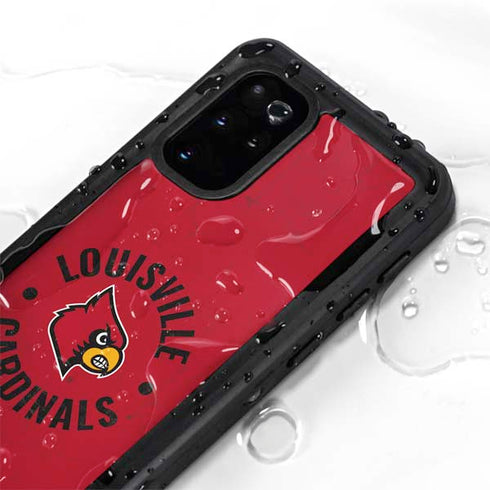 University of Louisville Cardinals Faded Galaxy S20 Plus Waterproof Case
