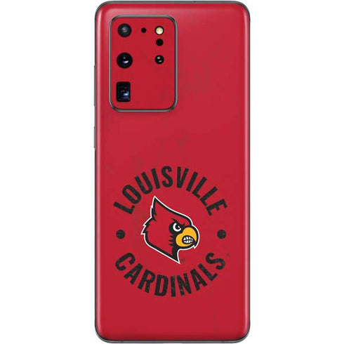 University of Louisville Cardinals Faded Galaxy S20 Ultra 5G Skin