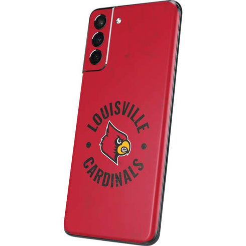 University of Louisville Cardinals Faded Galaxy S21 5G Skin