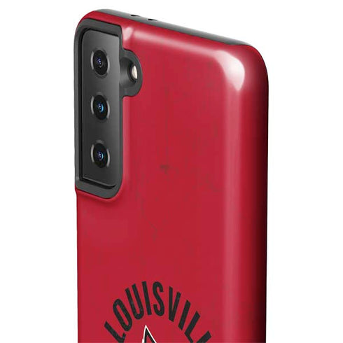 University of Louisville Cardinals Faded Galaxy S21 Plus 5G Pro Case