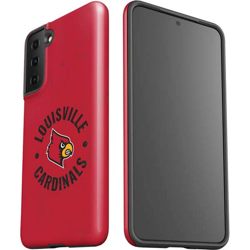 University of Louisville Cardinals Faded Galaxy S21 Plus 5G Pro Case