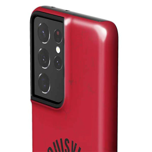 University of Louisville Cardinals Faded Galaxy S21 Ultra 5G Pro Case