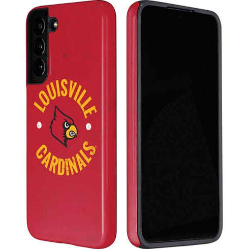 University of Louisville Cardinals Faded Galaxy S22 Plus Pro Case