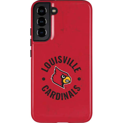 University of Louisville Cardinals Faded Galaxy S22 Plus Pro Case