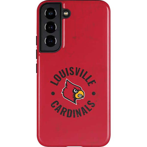 University of Louisville Cardinals Faded Galaxy S22 Pro Case