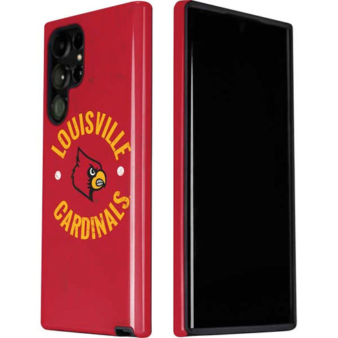 University of Louisville Cardinals Faded Galaxy S22 Ultra Pro Case