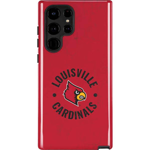 University of Louisville Cardinals Faded Galaxy S22 Ultra Pro Case