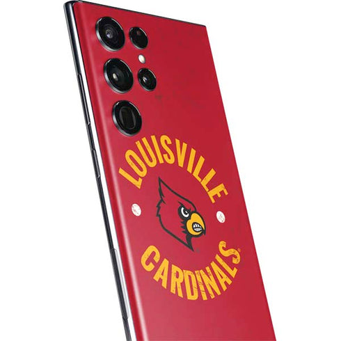 University of Louisville Cardinals Faded Galaxy S22 Ultra Skin