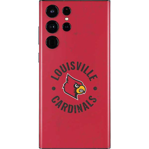 University of Louisville Cardinals Faded Galaxy S22 Ultra Skin