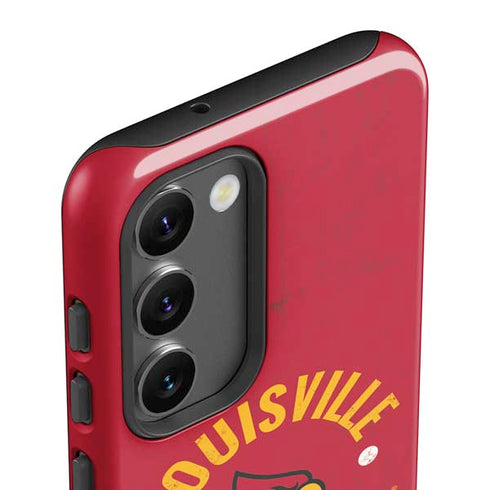 University of Louisville Cardinals Faded Galaxy S23 Plus Pro Case
