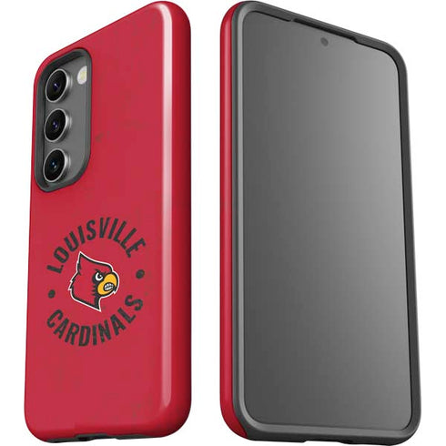 University of Louisville Cardinals Faded Galaxy S23 Plus Pro Case