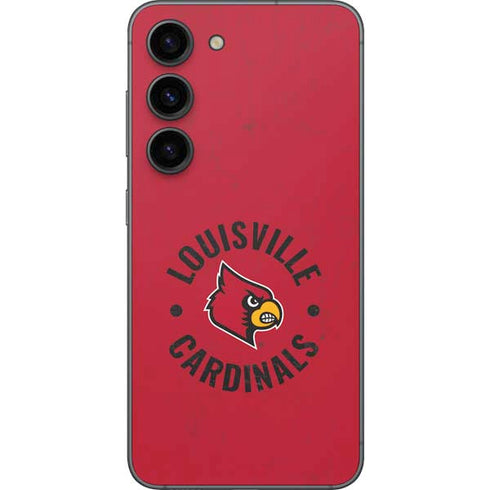 University of Louisville Cardinals Faded Galaxy S23 Skin