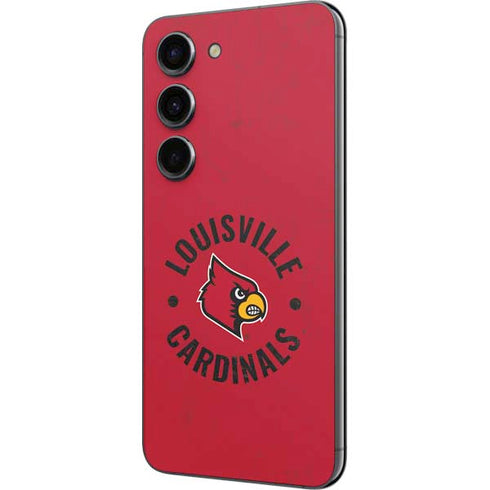 University of Louisville Cardinals Faded Galaxy S23 Skin