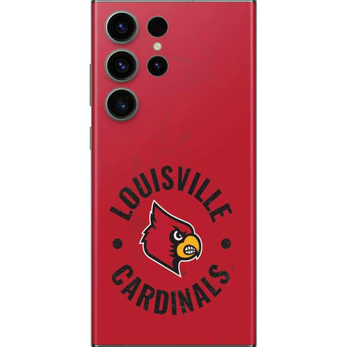 University of Louisville Cardinals Faded Galaxy S23 Ultra Skin