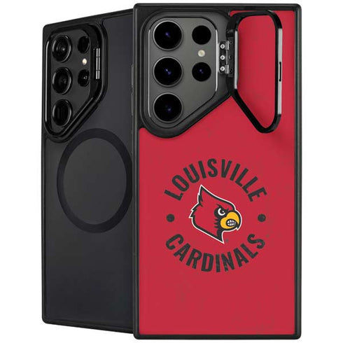 University of Louisville Cardinals Faded Galaxy S24 Ultra Kickstand Case