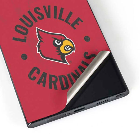 University of Louisville Cardinals Faded Galaxy S25 Ultra Skin