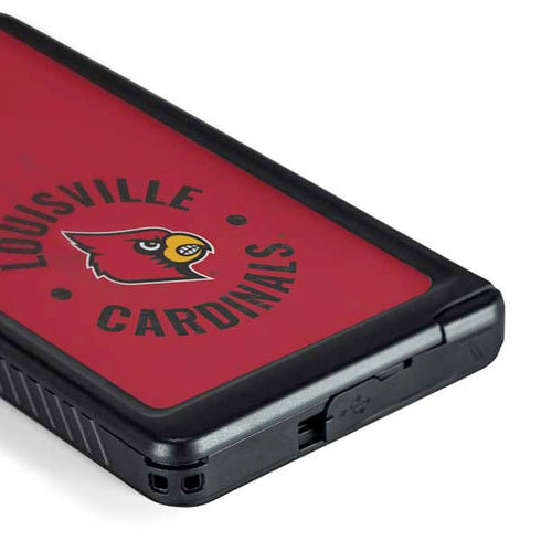 University of Louisville Cardinals Faded Galaxy S24 Ultra Waterproof Case