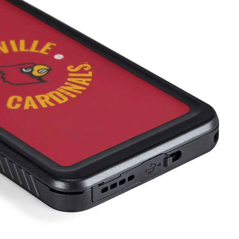 University of Louisville Cardinals Faded Galaxy S24 Waterproof Case