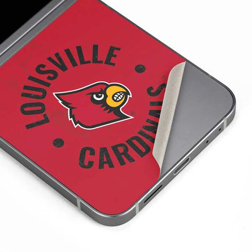 University of Louisville Cardinals Faded Galaxy Z Flip6 Skin
