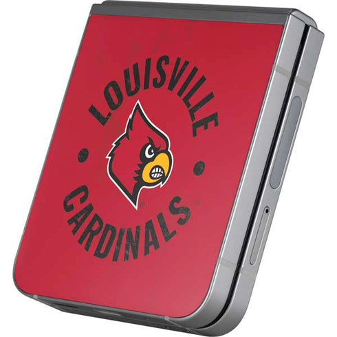 University of Louisville Cardinals Faded Galaxy Z Flip6 Skin