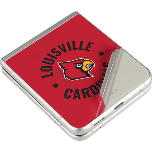 University of Louisville Cardinals Faded Galaxy Z Flip3 5G Skin