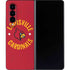 University of Louisville Cardinals Faded Galaxy Z Fold4 5G Skin