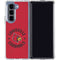 University of Louisville Cardinals Faded Galaxy Z Fold5 5G Clear Case