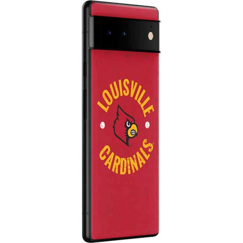 University of Louisville Cardinals Faded Google Pixel 6 Pro Skin