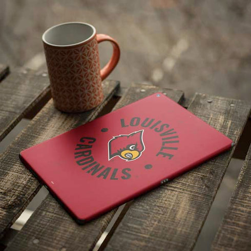 University of Louisville Cardinals Faded iPad Skins