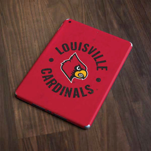 University of Louisville Cardinals Faded Apple iPad Skin