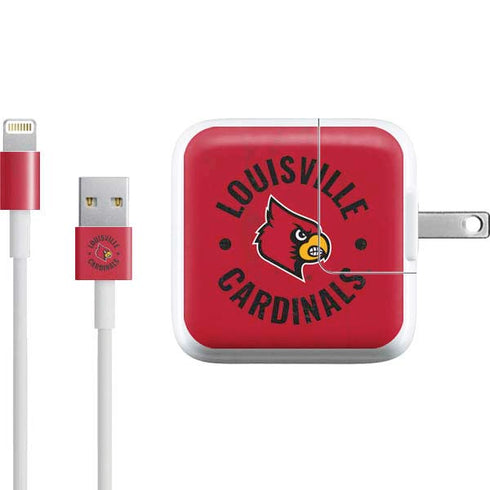 University of Louisville Cardinals Faded iPad Charger (10W USB) Skin