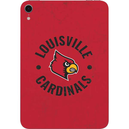 University of Louisville Cardinals Faded Apple iPad Mini Skin