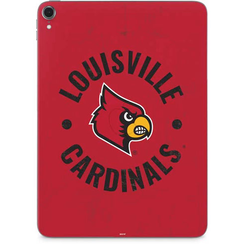 University of Louisville Cardinals Faded Apple iPad Pro Skin