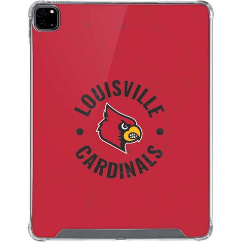 University of Louisville Cardinals Faded iPad Pro 12.9in (2020) Clear Case