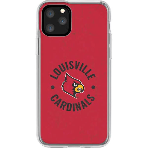 University of Louisville Cardinals Faded iPhone 11 Pro Clear Case