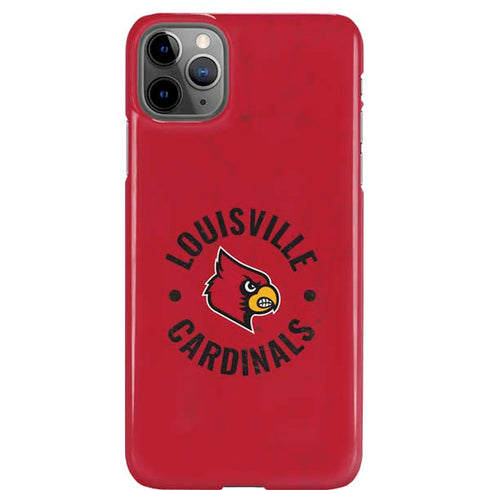University of Louisville Cardinals Faded iPhone 11 Pro Max Lite Case
